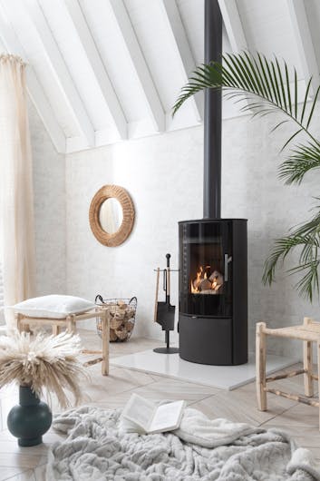 what is hygge? a living room that evokes feelings of warmth and calm