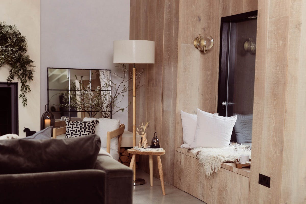 a Scandi style living area