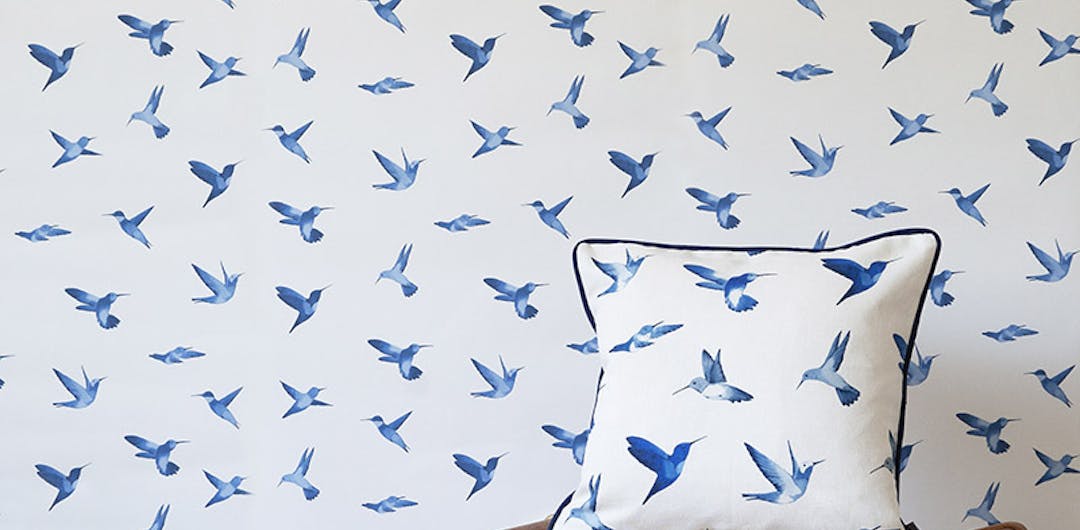blue hummingbird wallpaper