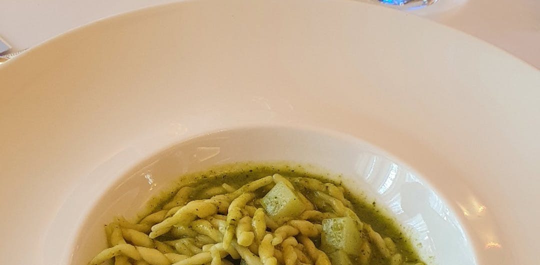 a delicious plate of Italian pasta