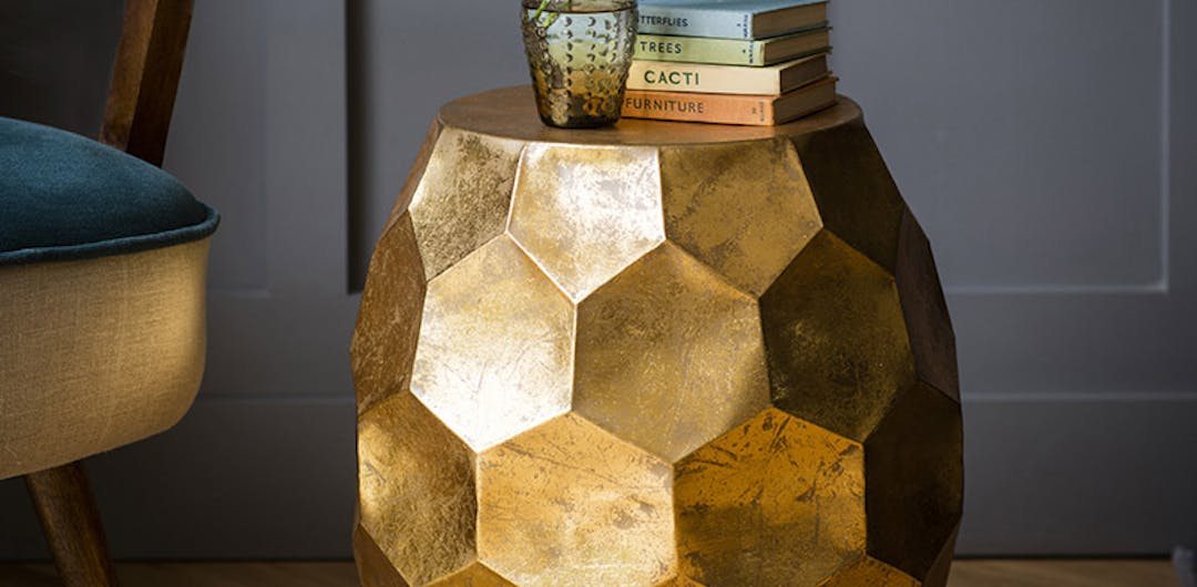 honeycomb side table