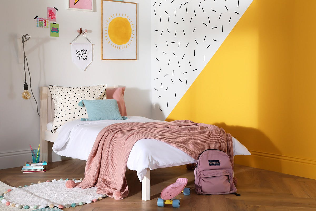 yellow colourful room